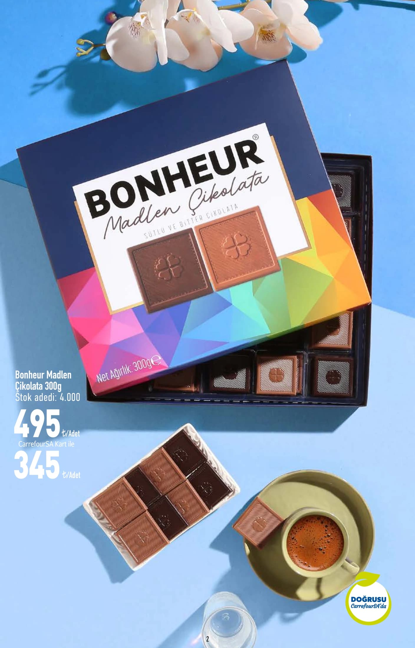 Bonheur Madlen Çikolata 300g