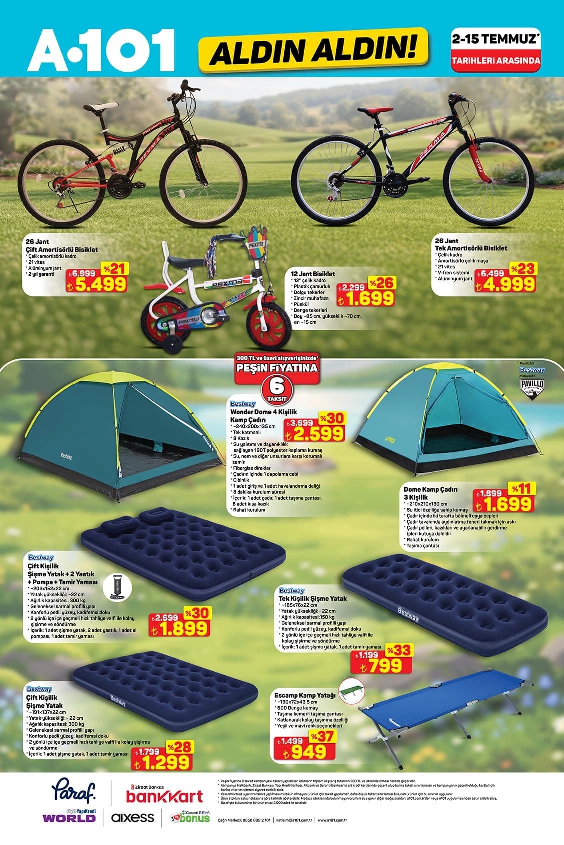 Bestway Wonder Dome 4 Kişilik Çadır