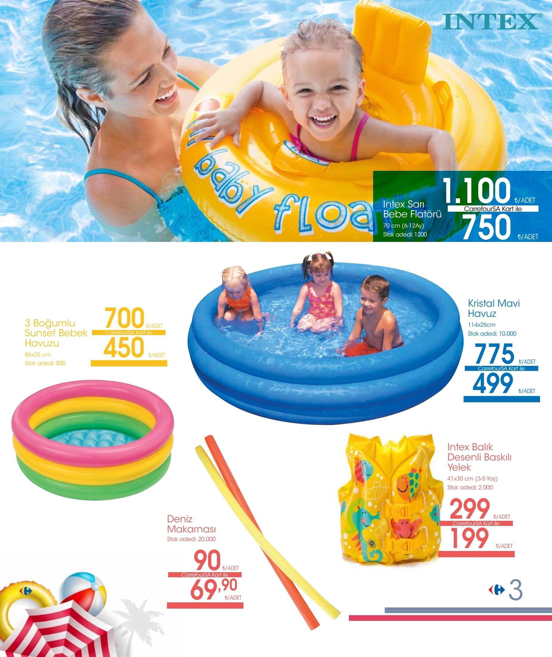 Intex San Bebek Flotörü